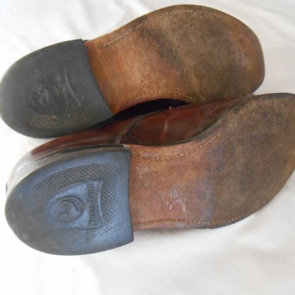 Nunn Bush Men's Black Oxford Dress Shoes, Size 9 D, Brown Leather lace-ups - Picture 8 of 8